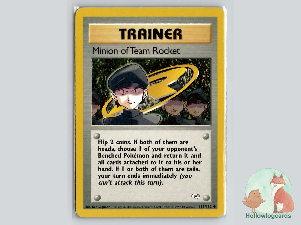 Minion of Team Rocket (113/132) - Gym Heroes Pokémon Card