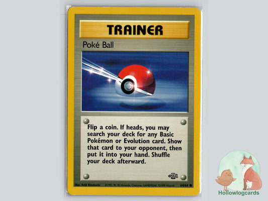 Poke Ball (64/64) - Jungle Pokémon Card