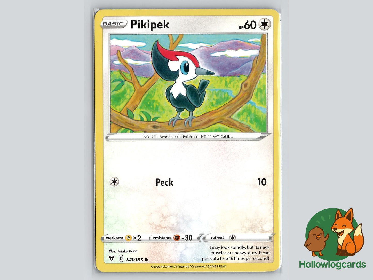 Pikipek (143/185) - Vivid Voltage Pokémon Card