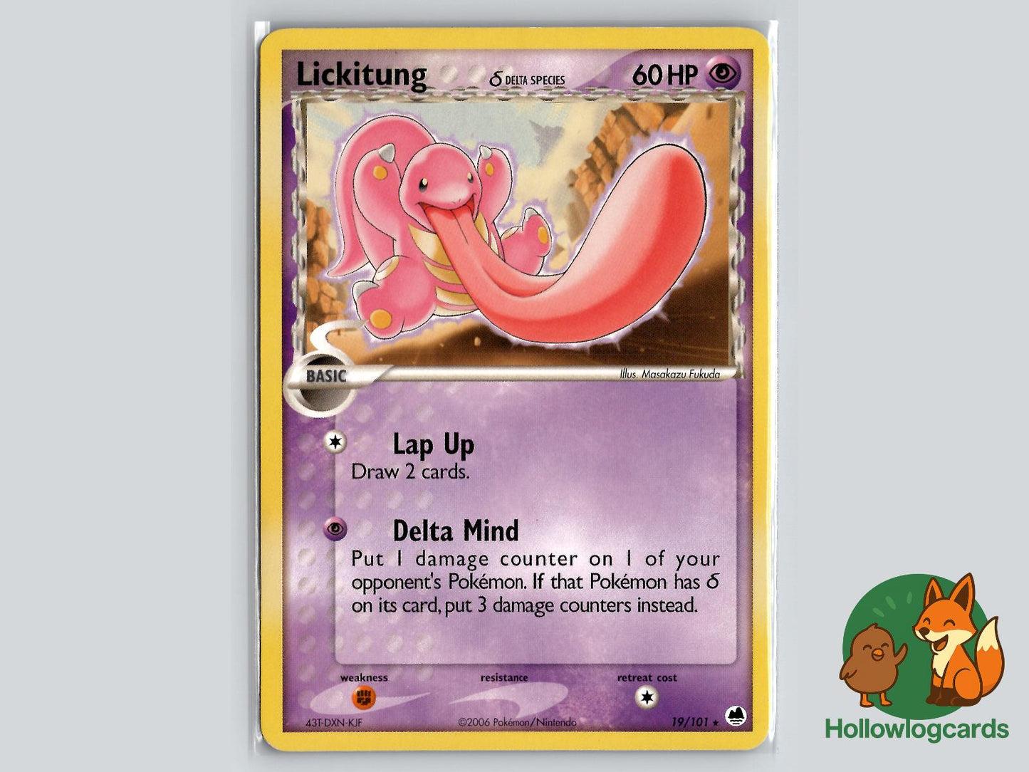 Lickitung (19/101) - Dragon Frontiers Pokémon Card