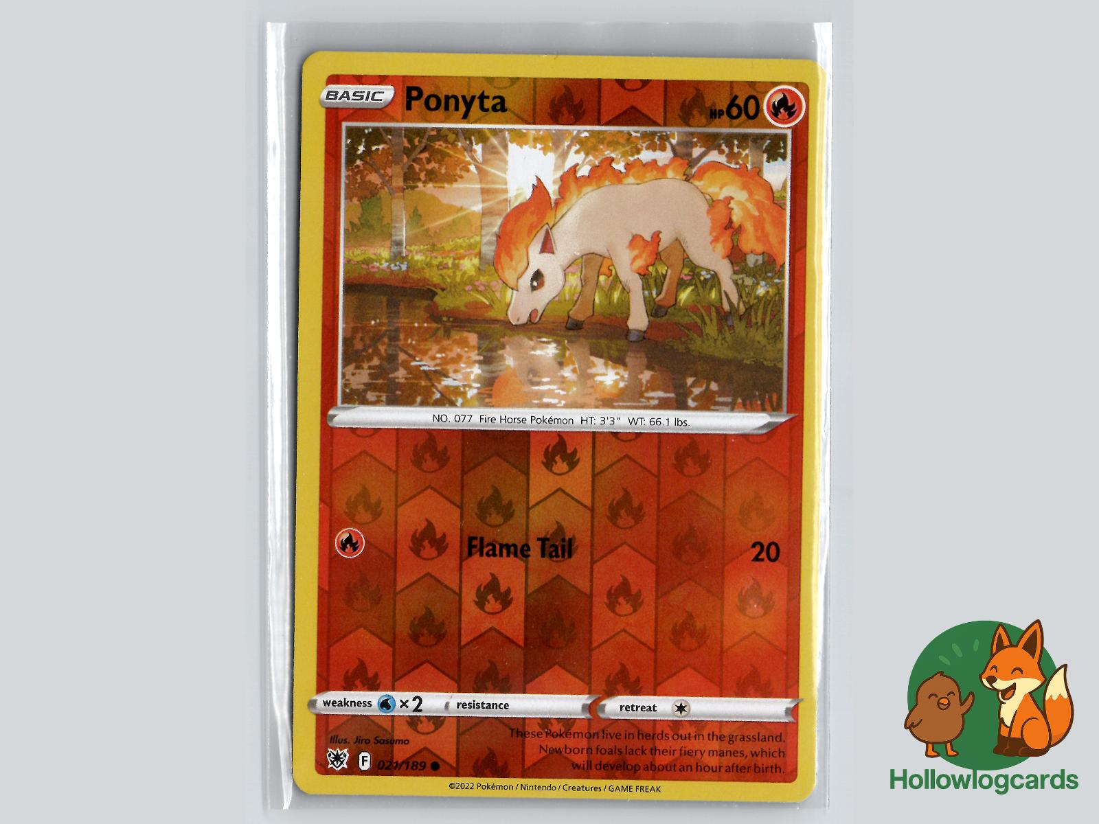 Ponyta (021/189) - Astral Radiance Pokémon Card