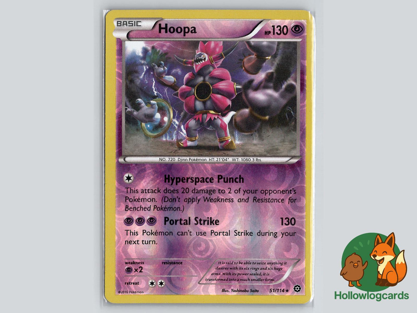 Hoopa (51/114) - Steam Siege Pokémon Card