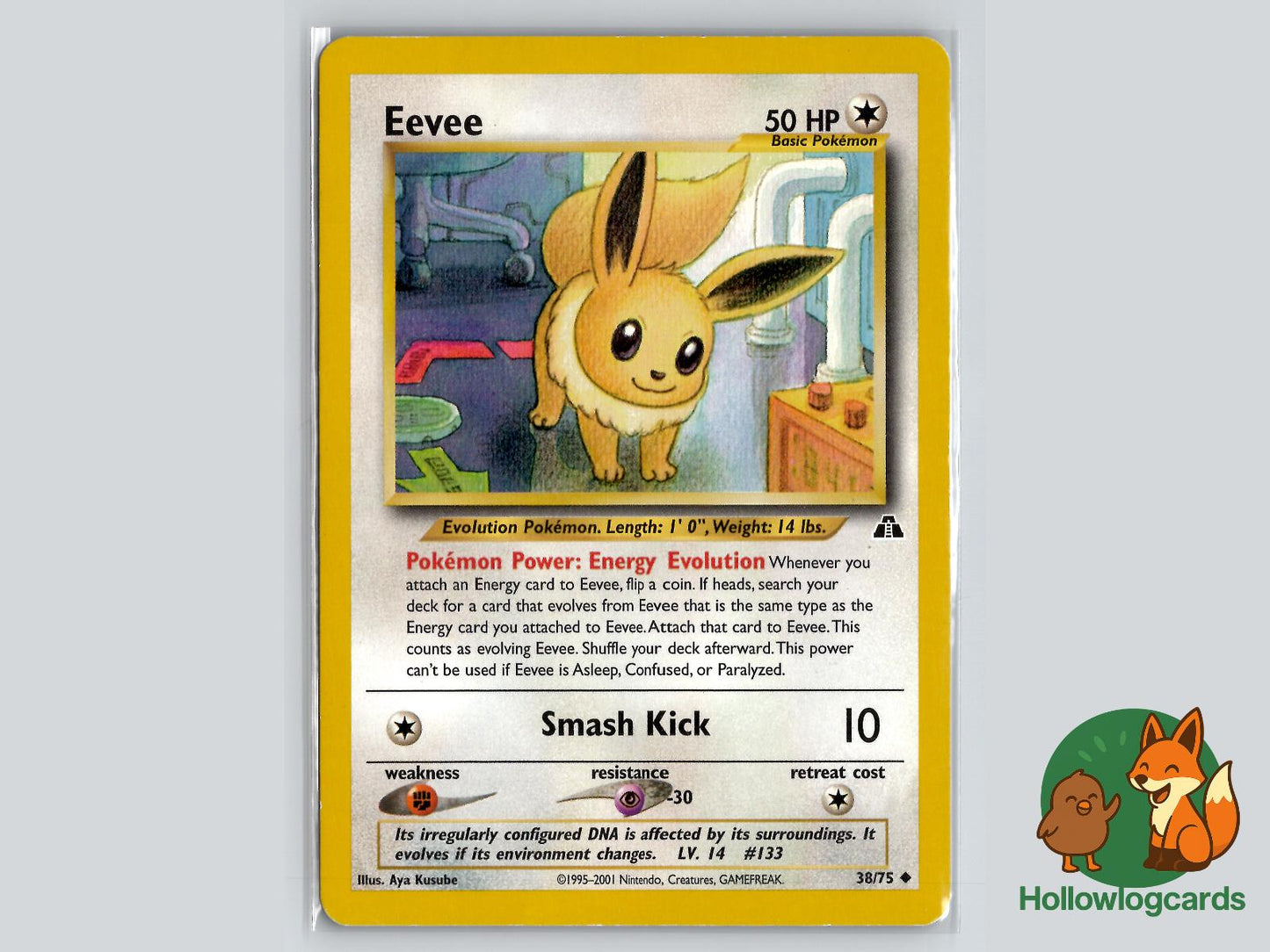 Eevee (38/75) - Neo Discovery Pokémon Card