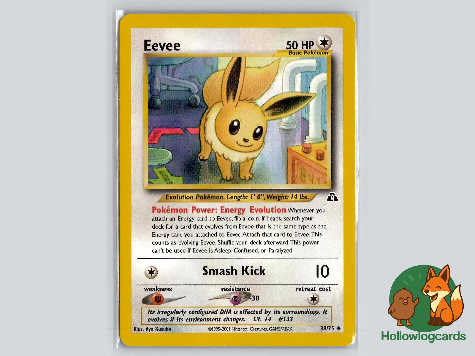 Eevee (38/75) - Neo Discovery Pokémon Card