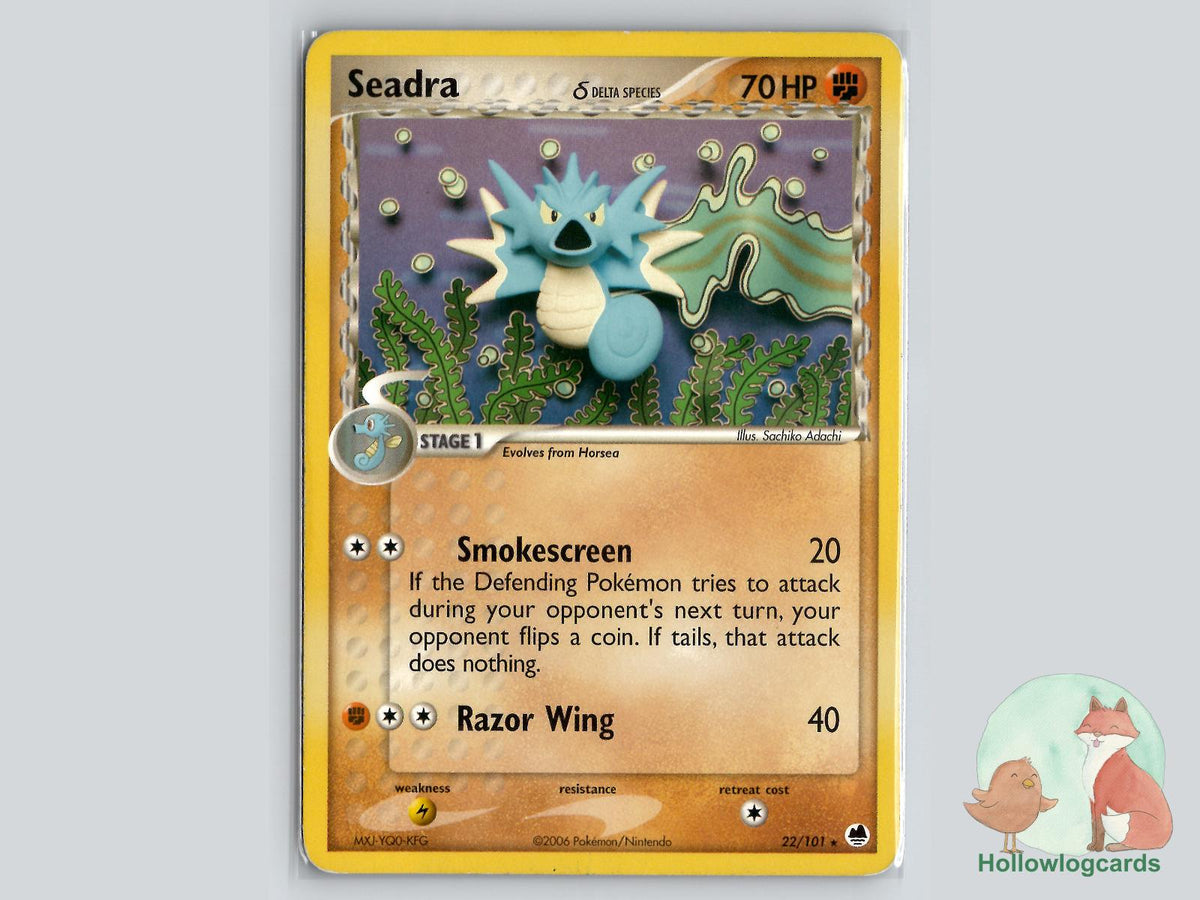 Seadra (22/101) - Dragon Frontiers Pokémon Card