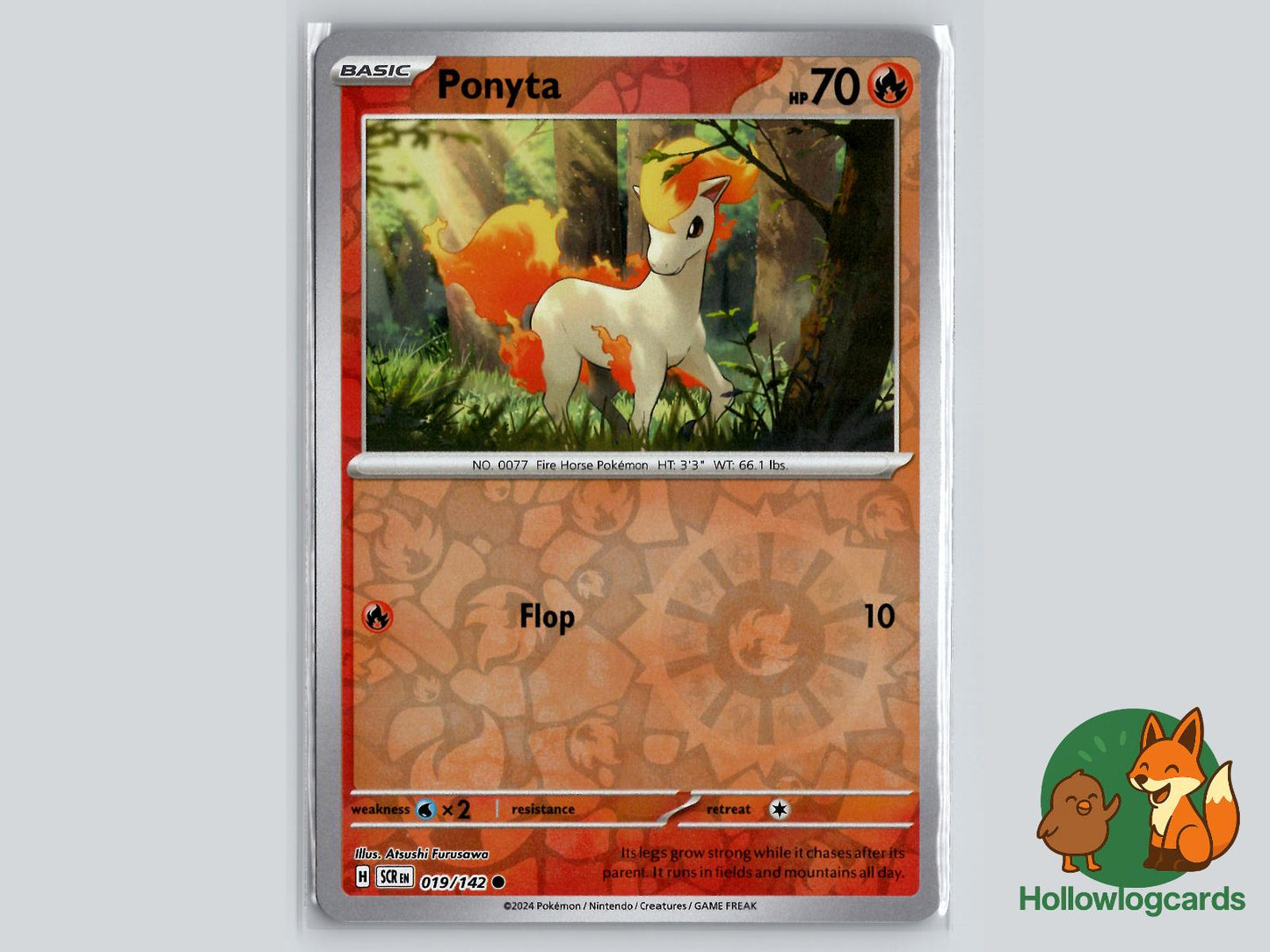 Ponyta (19/142) - Stellar Crown Pokémon Card