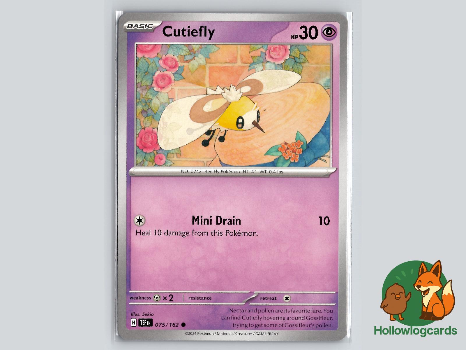 Cutiefly (075/162) - Temporal Forces Pokémon Card