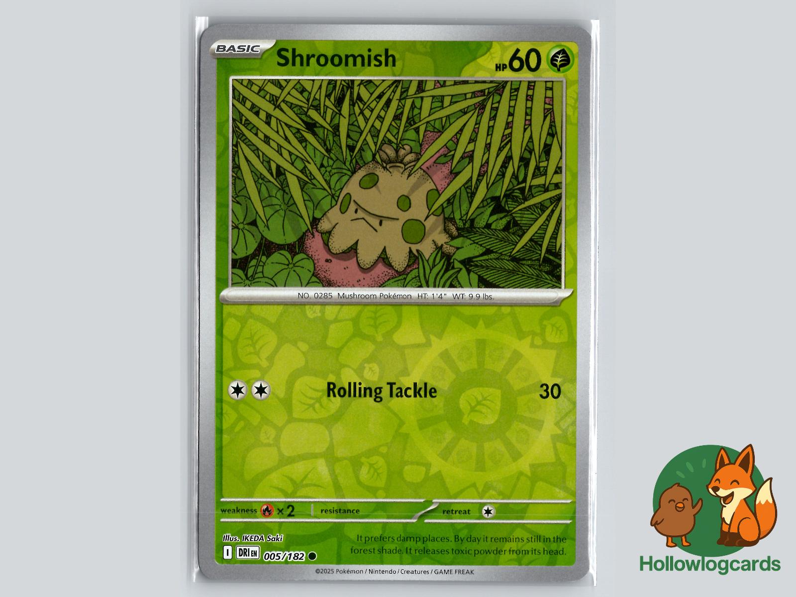 Shroomish (005/182) - Destined Rivals Pokémon Card