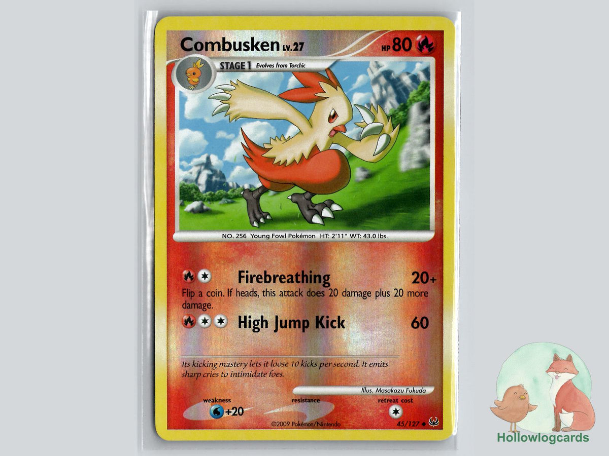 Combusken (45/127) - Platinum Pokémon Card