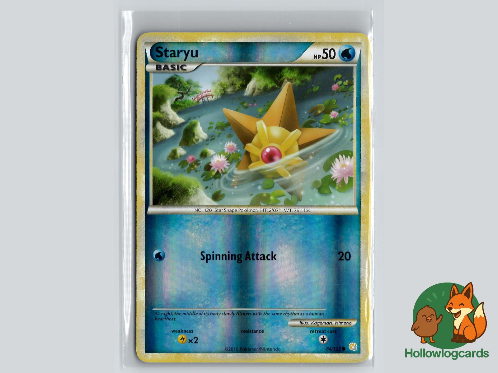 Staryu (84/123) - HeartGold & SoulSilver Pokémon Card