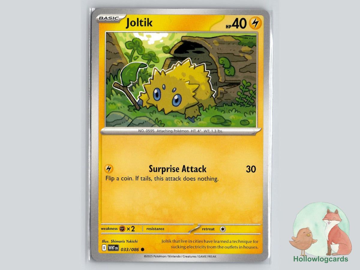 Joltik (033/086) - White Flare Pokémon Card