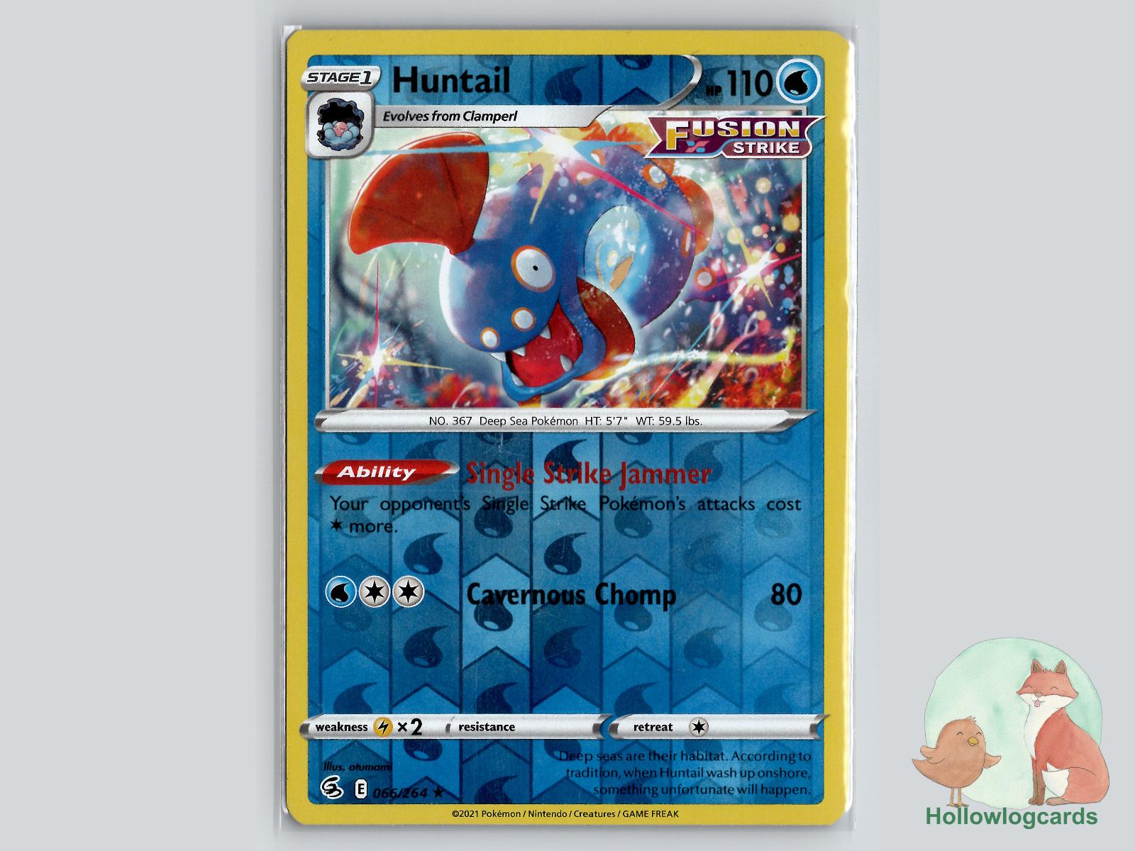 Huntail (066/264) - Fusion Strike Pokémon Card
