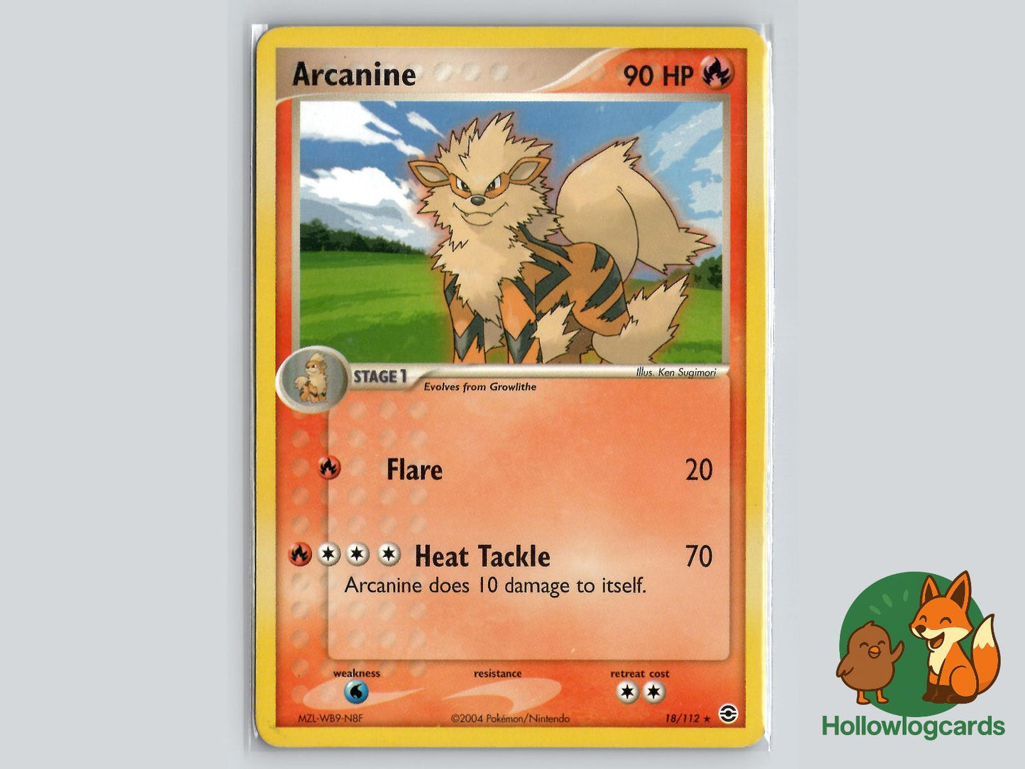 Arcanine (18/112) - FireRed & LeafGreen Pokémon Card