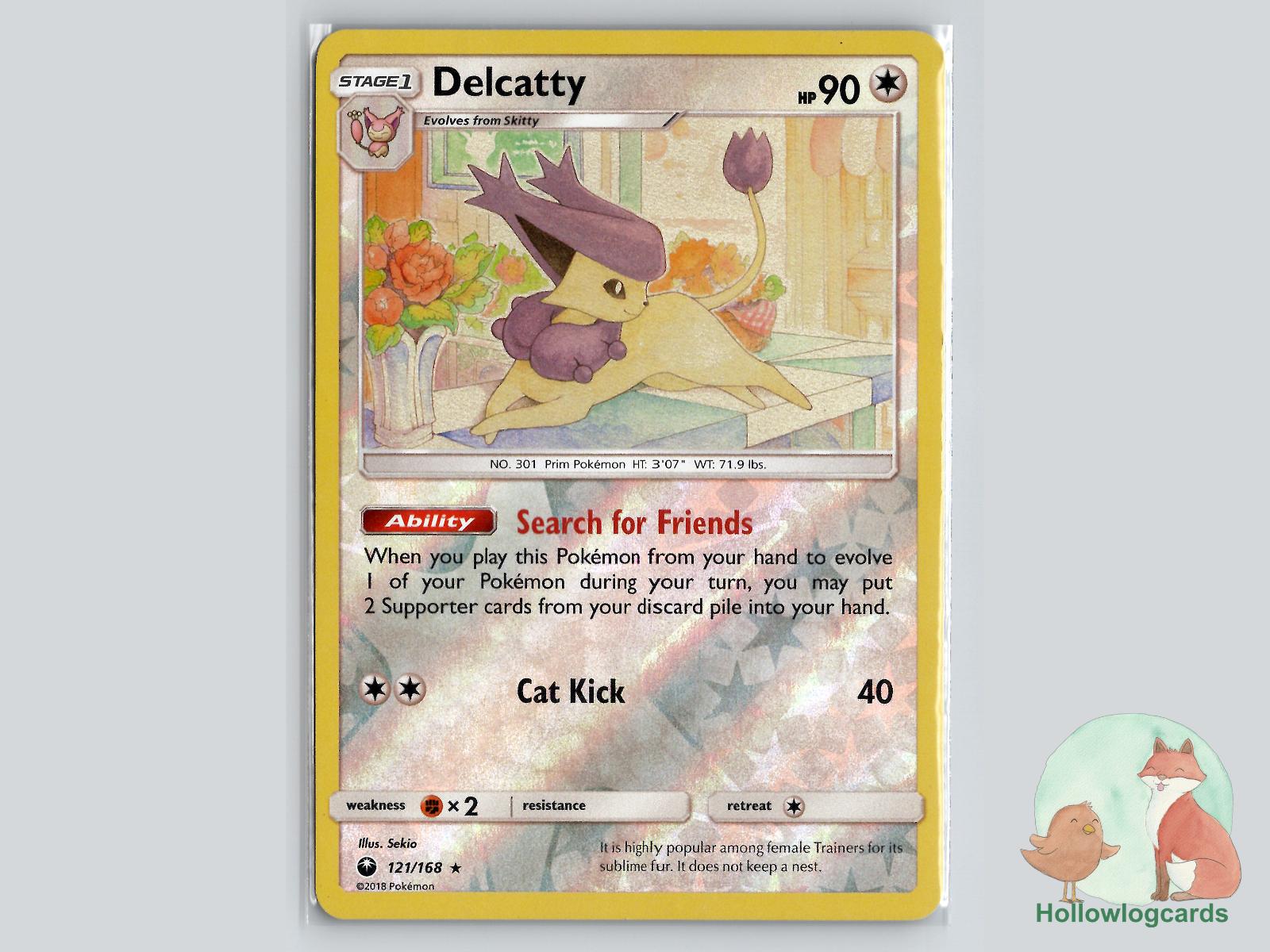 Delcatty (121/168) - Celestial Storm Pokémon Card