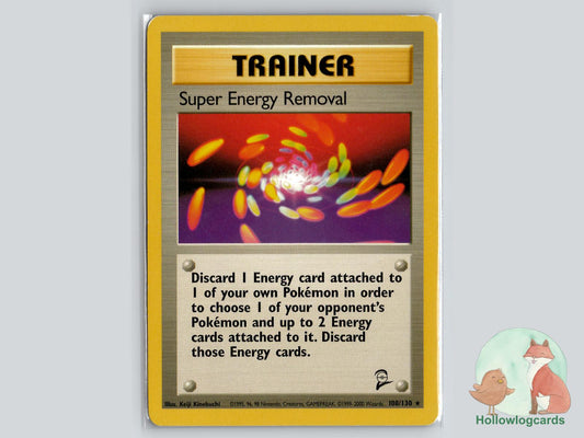 Super Energy Removal (108/130) - Base Set 2 Pokémon Card
