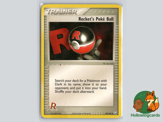 Image of Rockets Poke Ball Team Rocket Returns (TR) #89