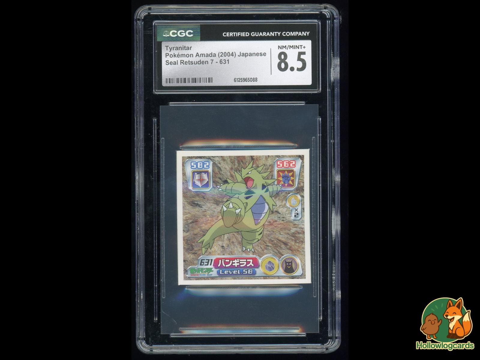Graded Tyranitar (631) Pokémon Card