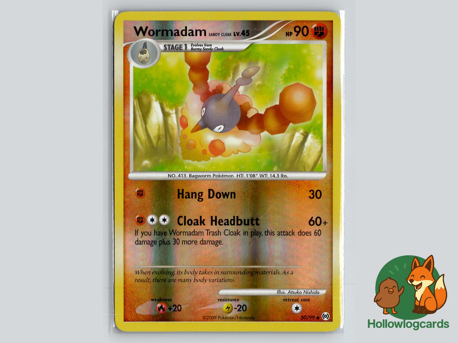 Wormadam Sandy Cloak (50/99) - Arceus Pokémon Card