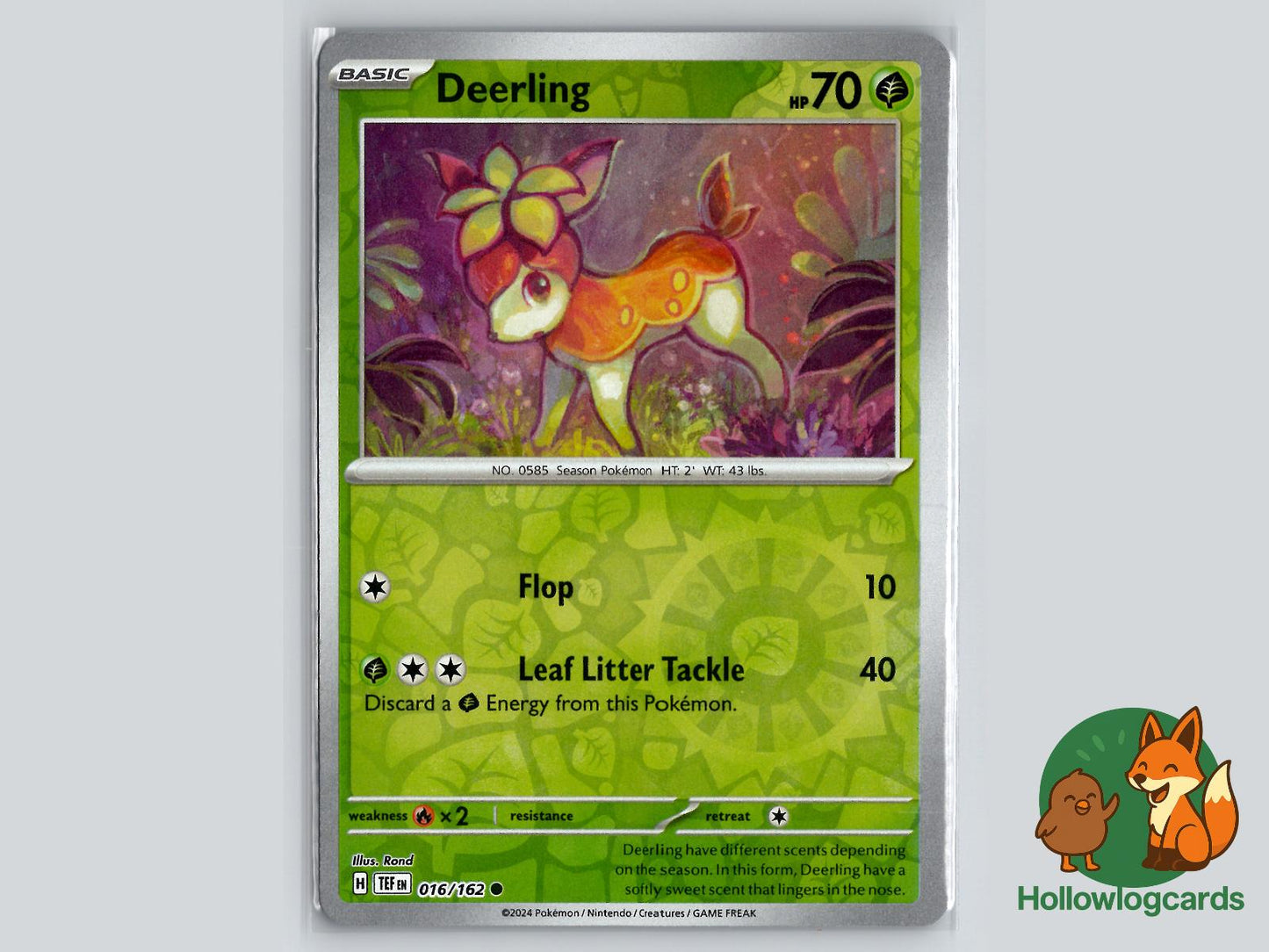 Deerling (016/162) - Temporal Forces Pokémon Card
