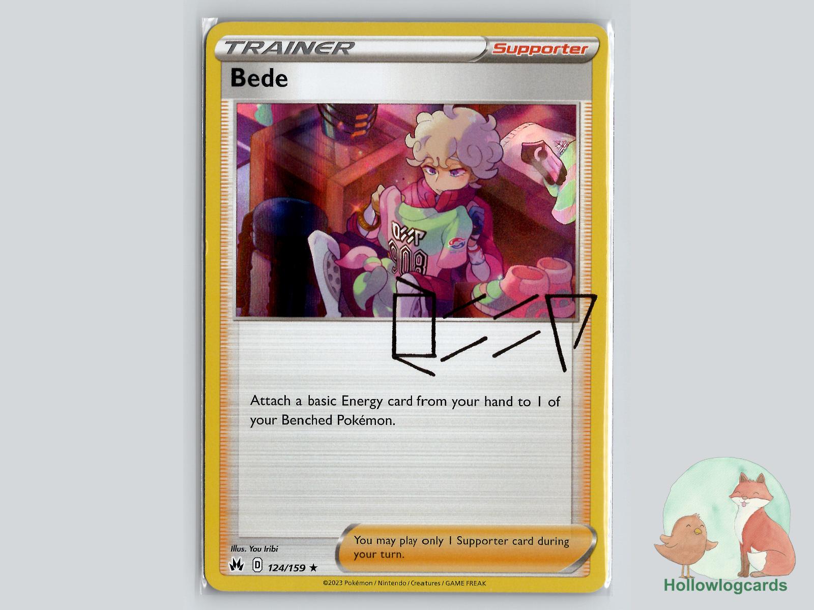 Bede (124/159) - Crown Zenith Pokémon Card