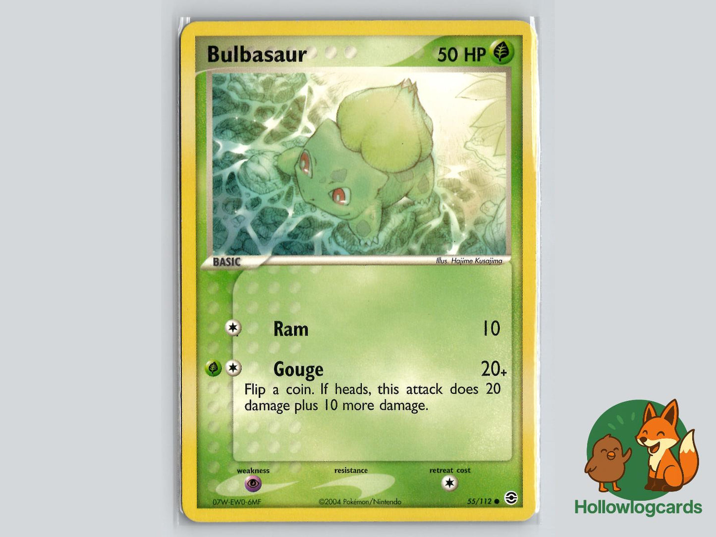 Bulbasaur (55/112) - FireRed & LeafGreen Pokémon Card