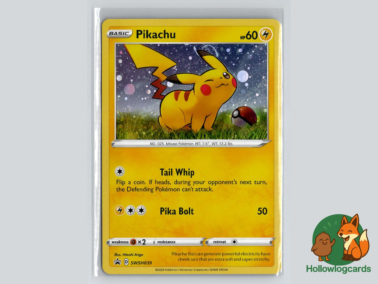 Pikachu (SWSH039) - Sword & Shield Pokémon Card