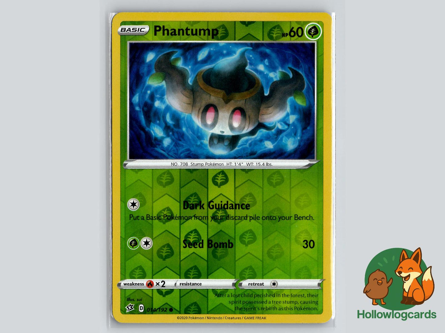 Phantump (014/192) - Rebel Clash Pokémon Card