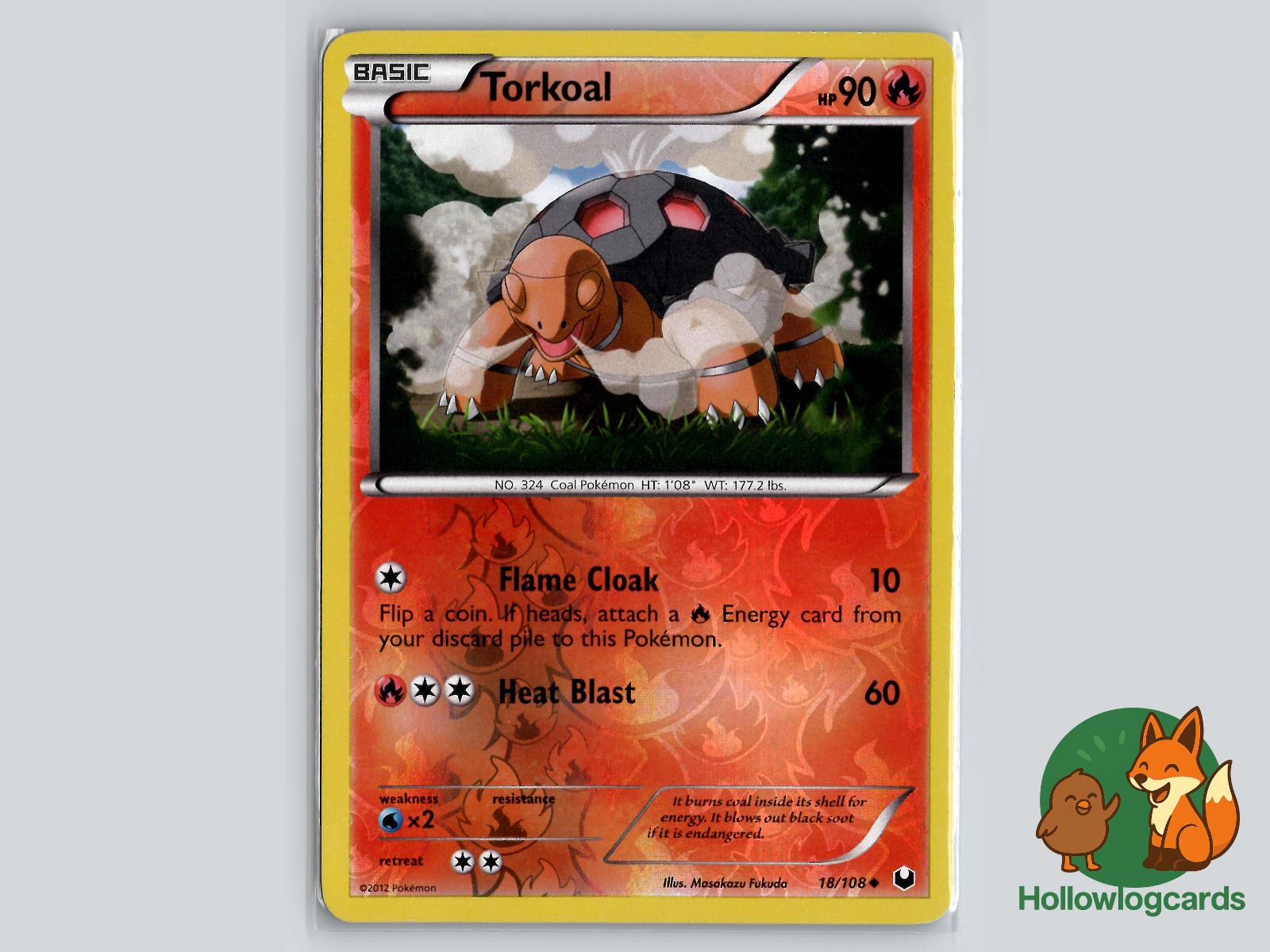 Torkoal (18/108) - Dark Explorers Pokémon Card