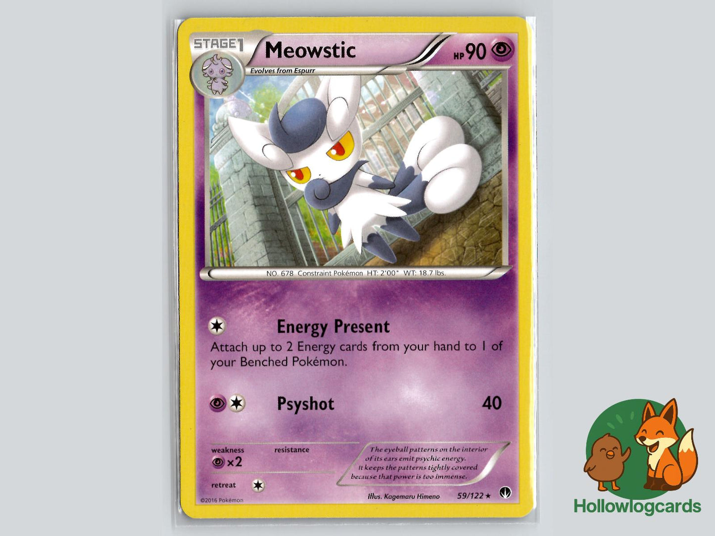 Meowstic (59/122) - BREAKpoint Pokémon Card