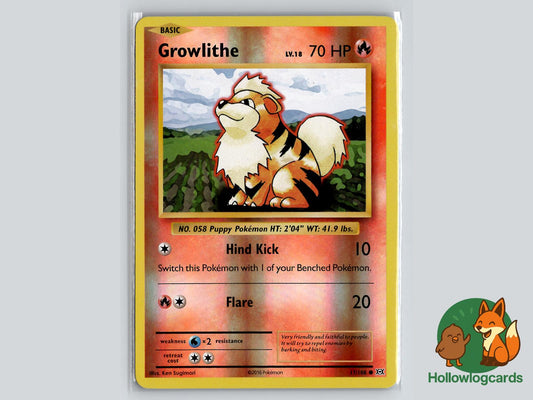 Growlithe (17/108) - Evolutions Pokémon Card