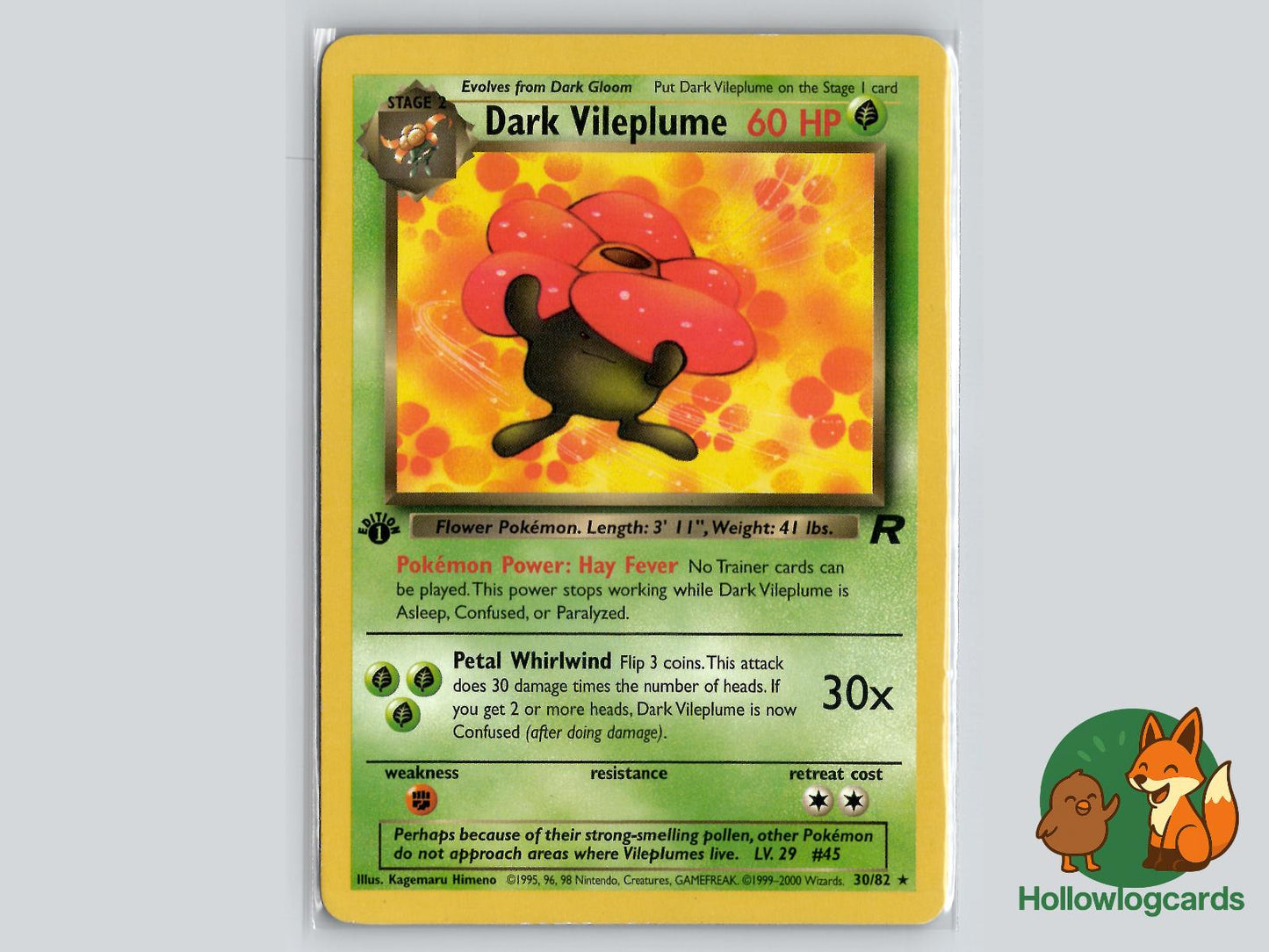 Dark Vileplume (30/82) - Team Rocket Pokémon Card