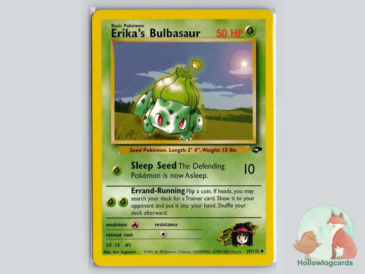 Erika's Bulbasaur (39/132) - Gym Challenge Pokémon Card