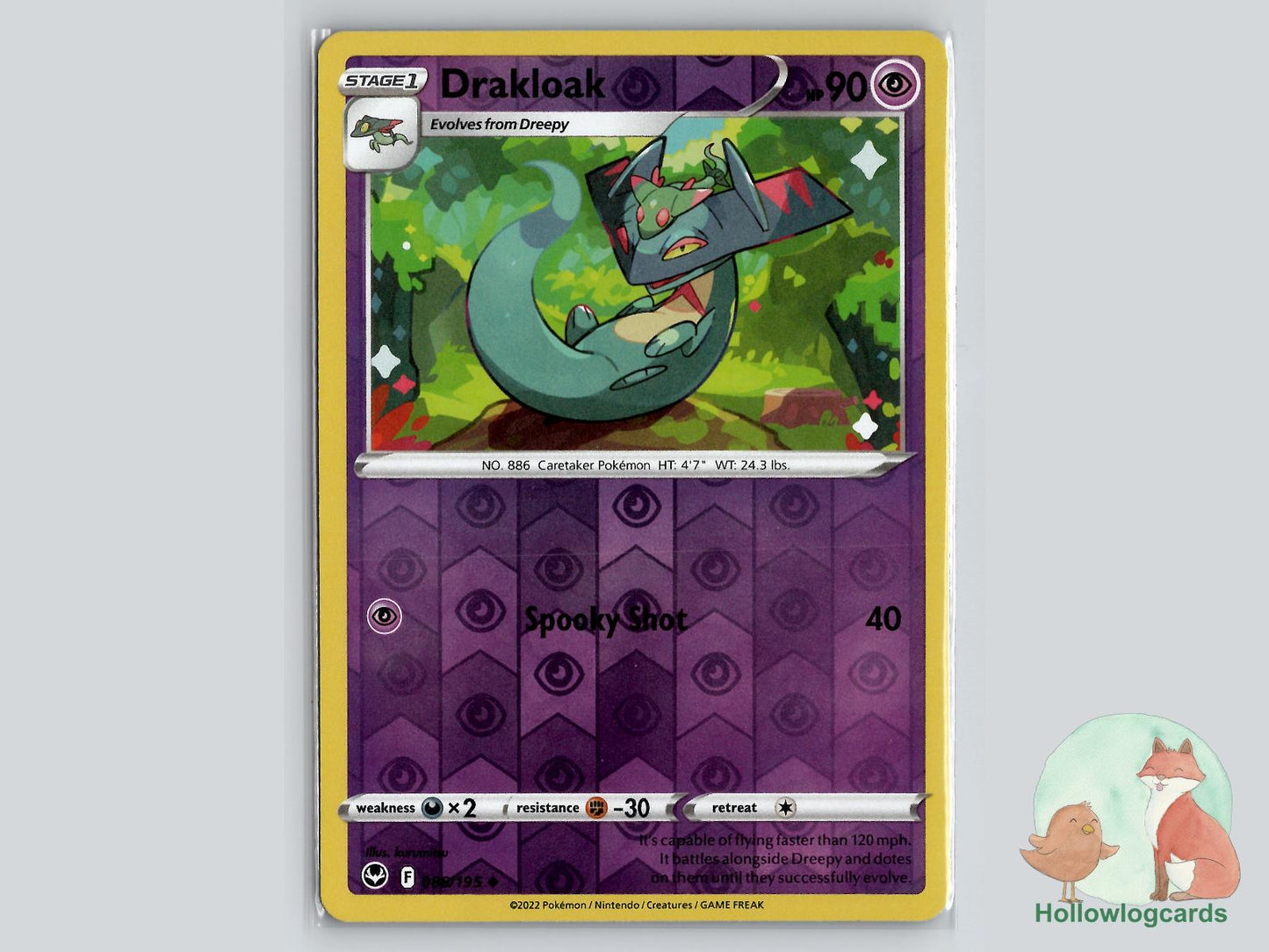 Drakloak (088/195) - Silver Tempest Pokémon Card