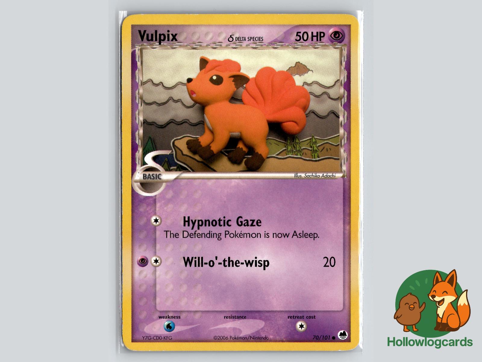Vulpix (70/101) - Dragon Frontiers Pokémon Card