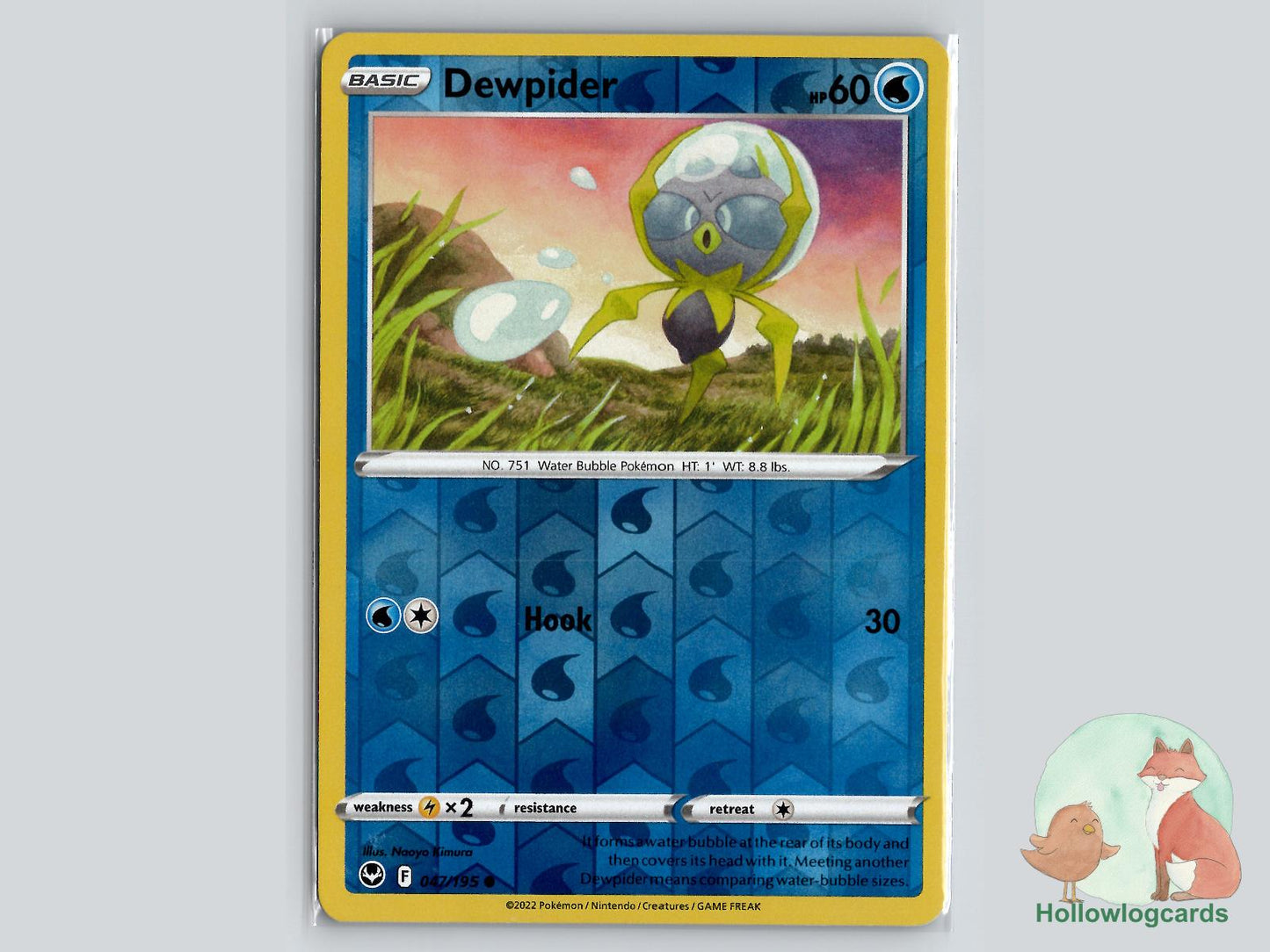 Dewpider (047/195) - Silver Tempest Pokémon Card