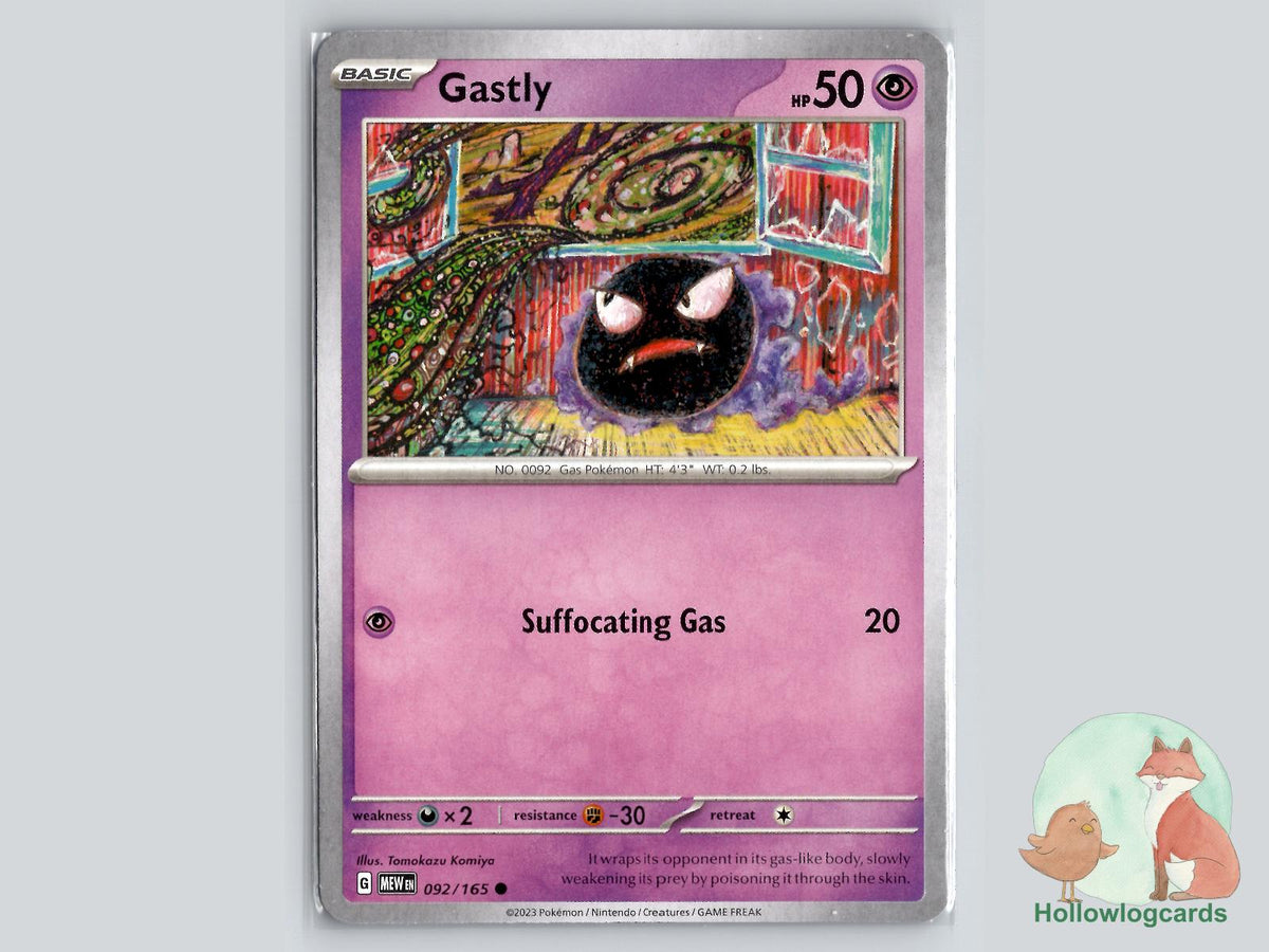 Gastly (092/165) - 151 Pokémon Card
