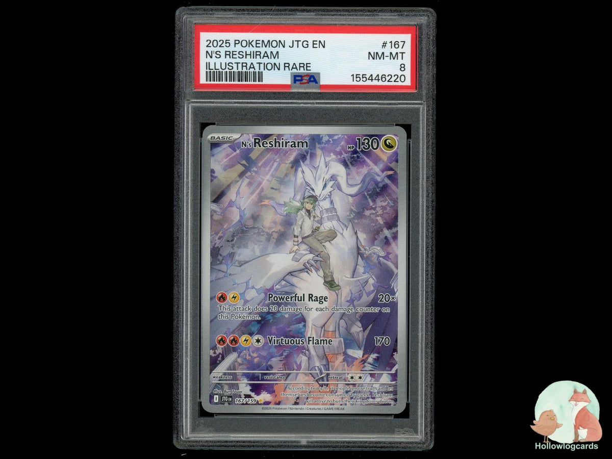 Graded N's Reshiram (167/159) Pokémon Card