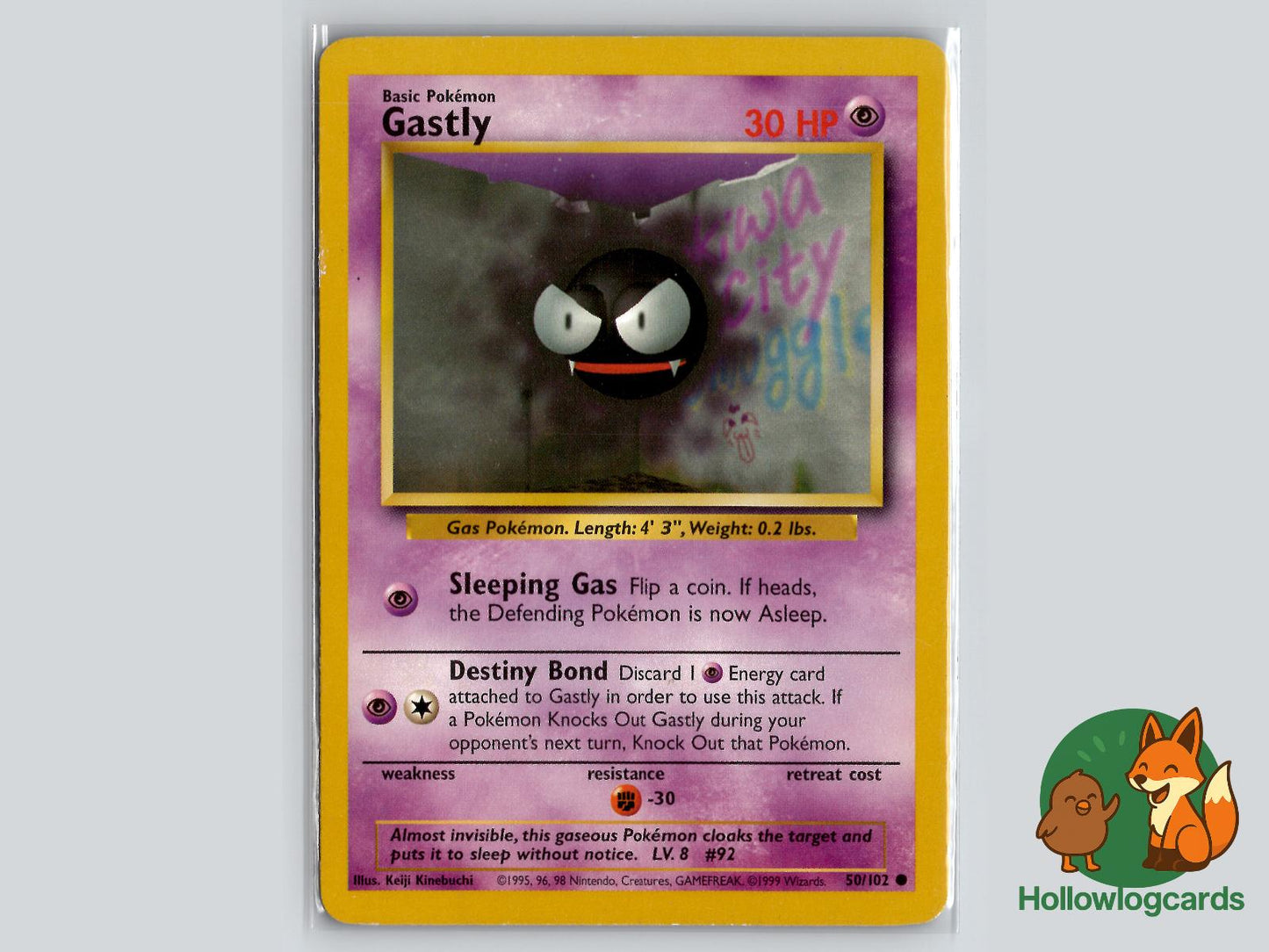 Gastly (50/102) - Base Pokémon Card