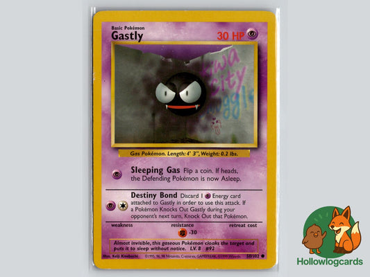 Gastly (50/102) - Base Pokémon Card