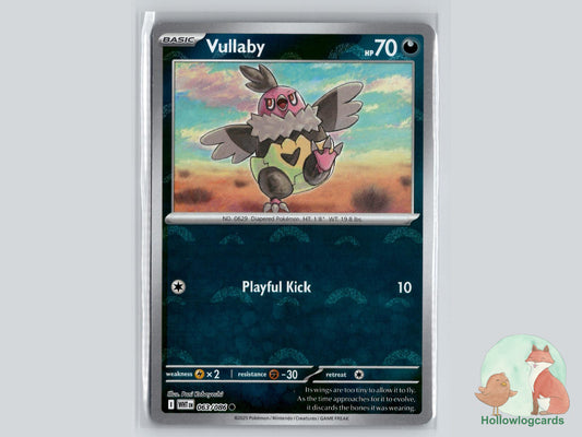 Vullaby (063/086) - White Flare Pokémon Card