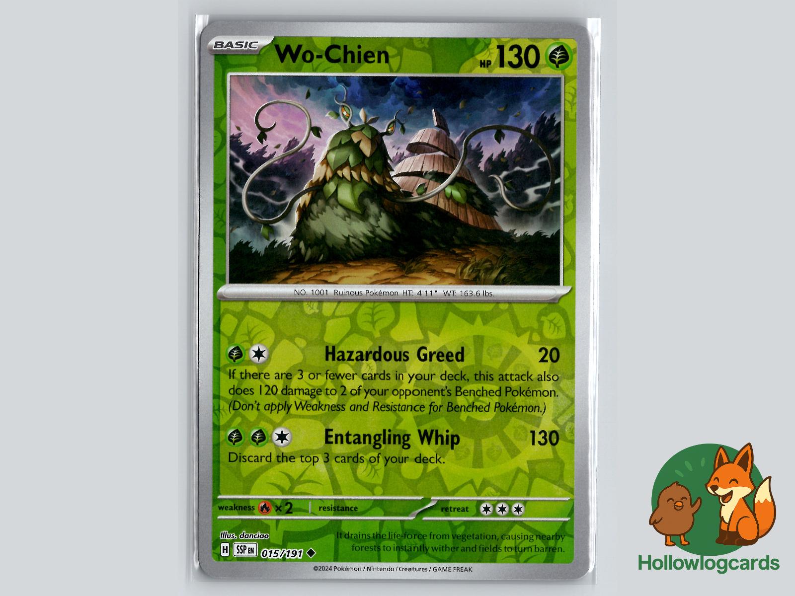 Wo (015/191) - Surging Sparks Pokémon Card