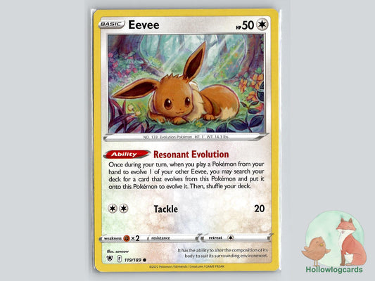 Eevee (119/189) - Astral Radiance Pokémon Card