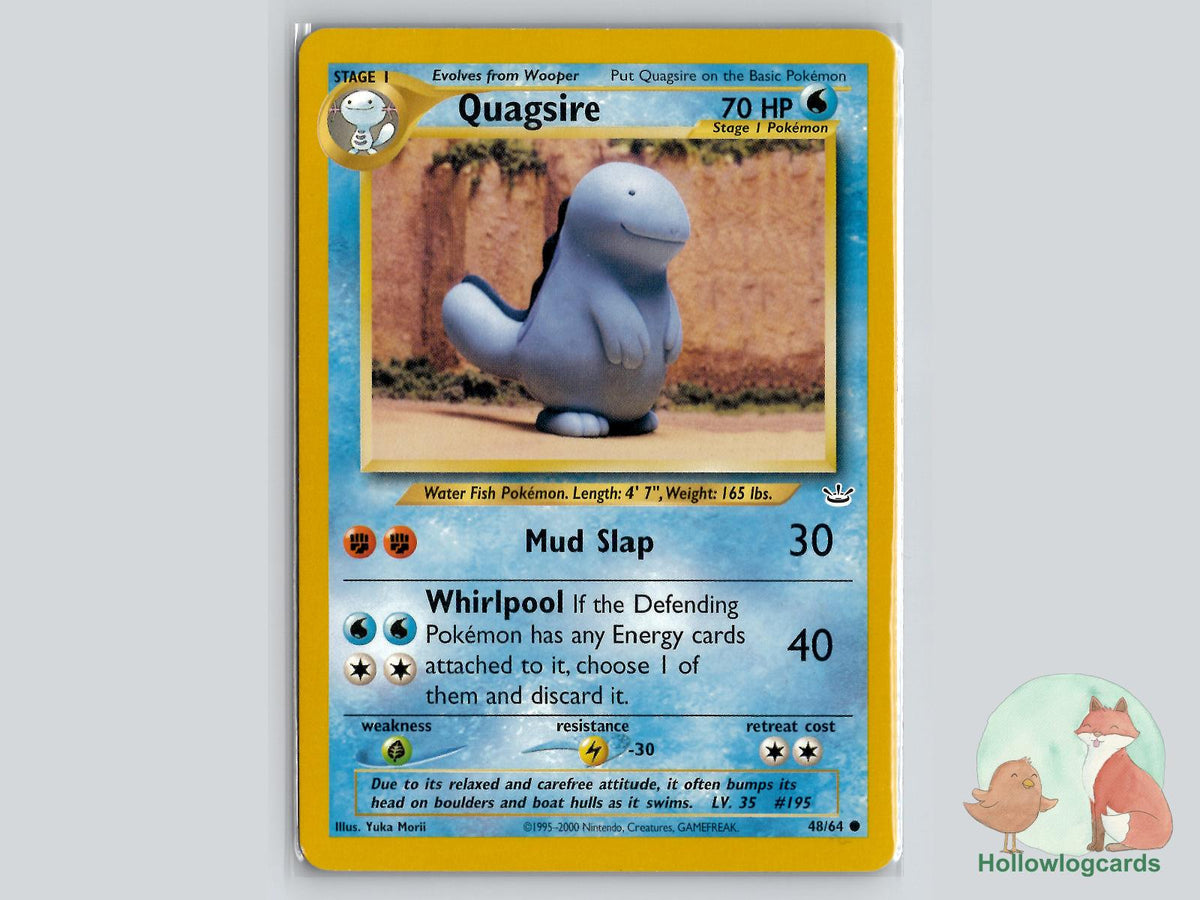Quagsire (48/64) - Neo Revelation Pokémon Card
