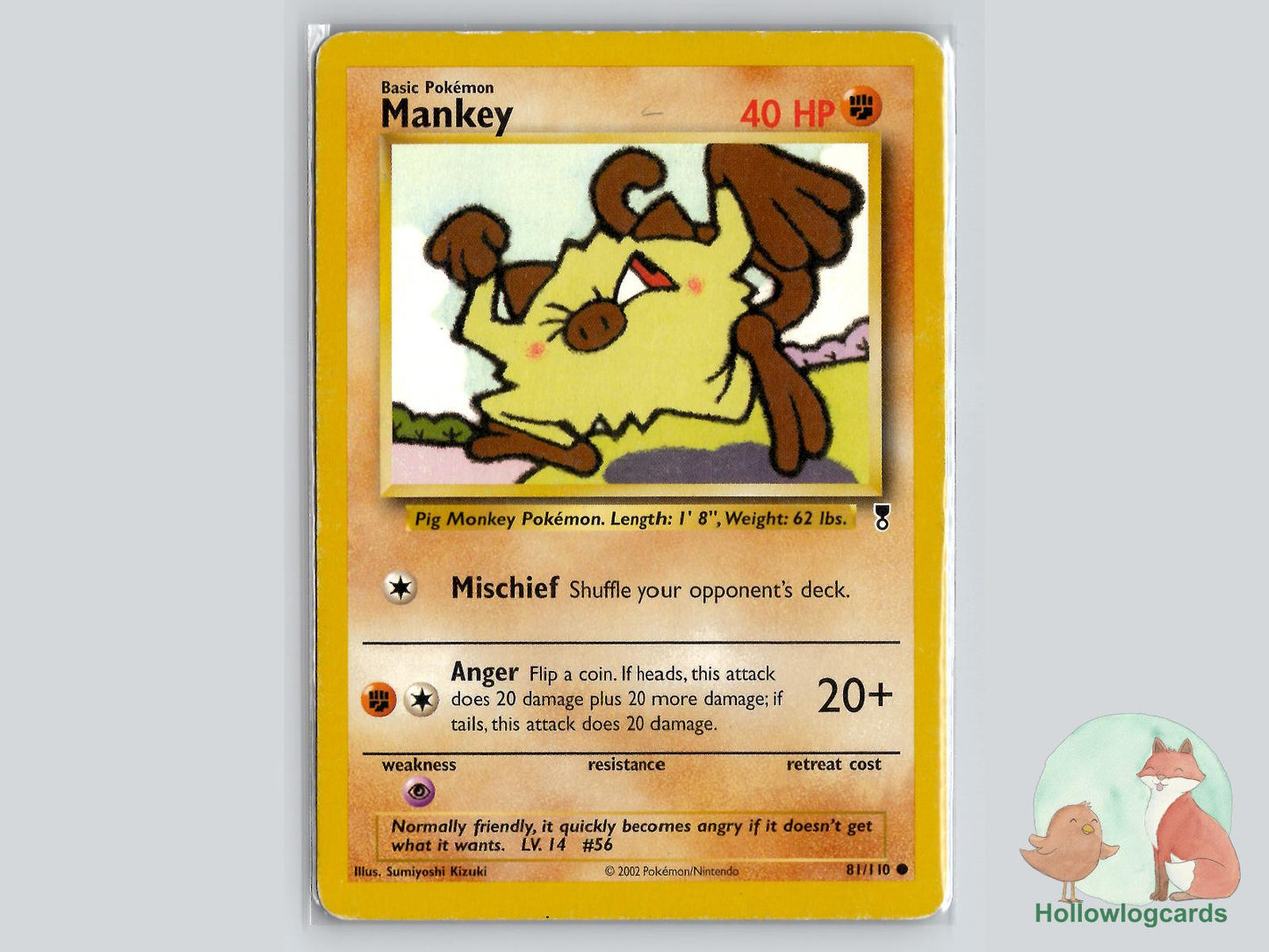 Mankey (81/110) - Legendary Collection Pokémon Card