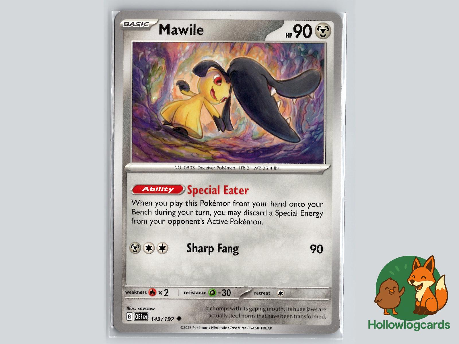 Mawile (143/197) - Obsidian Flames Pokémon Card
