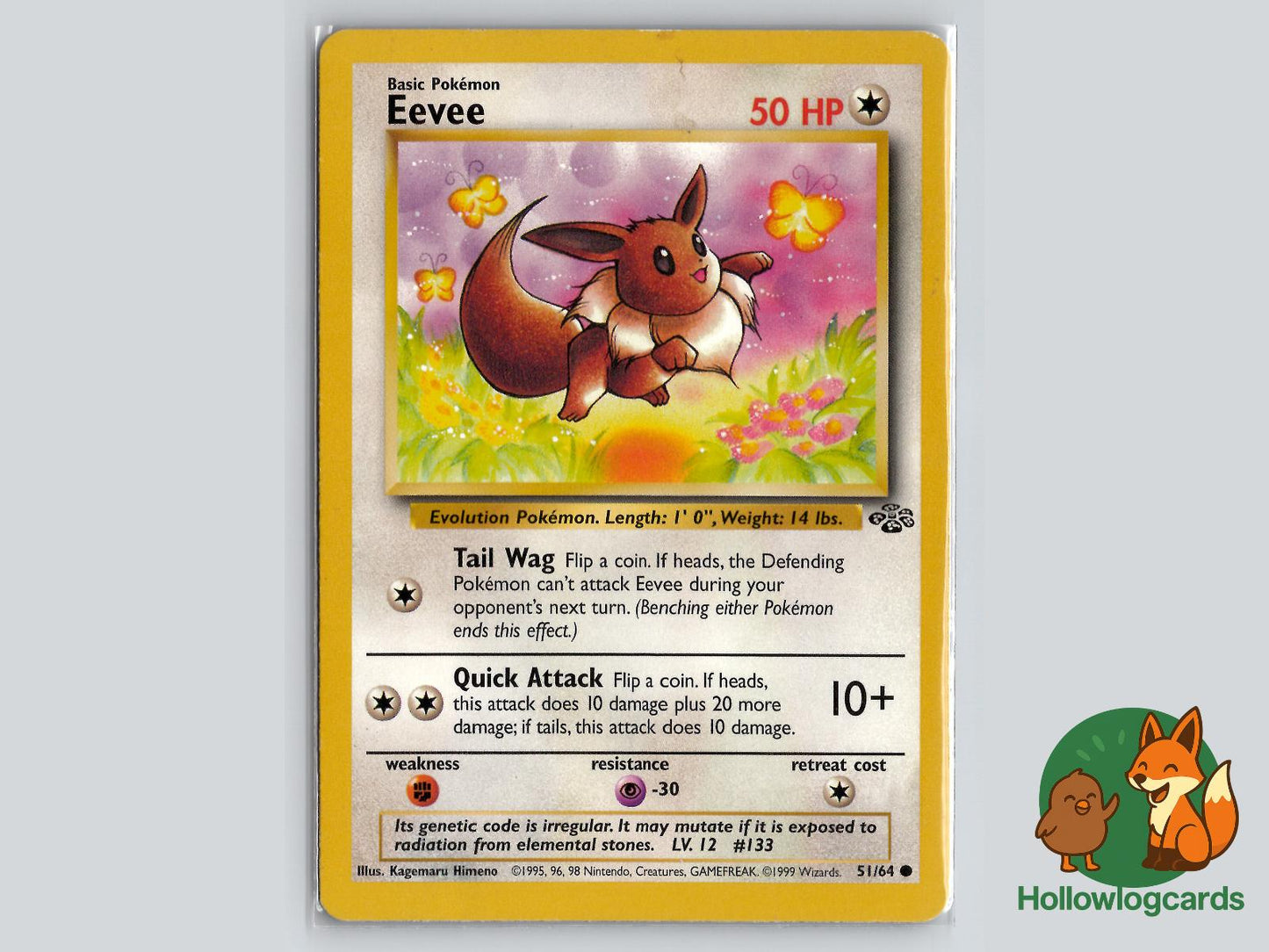 Eevee (51/64) - Jungle Pokémon Card