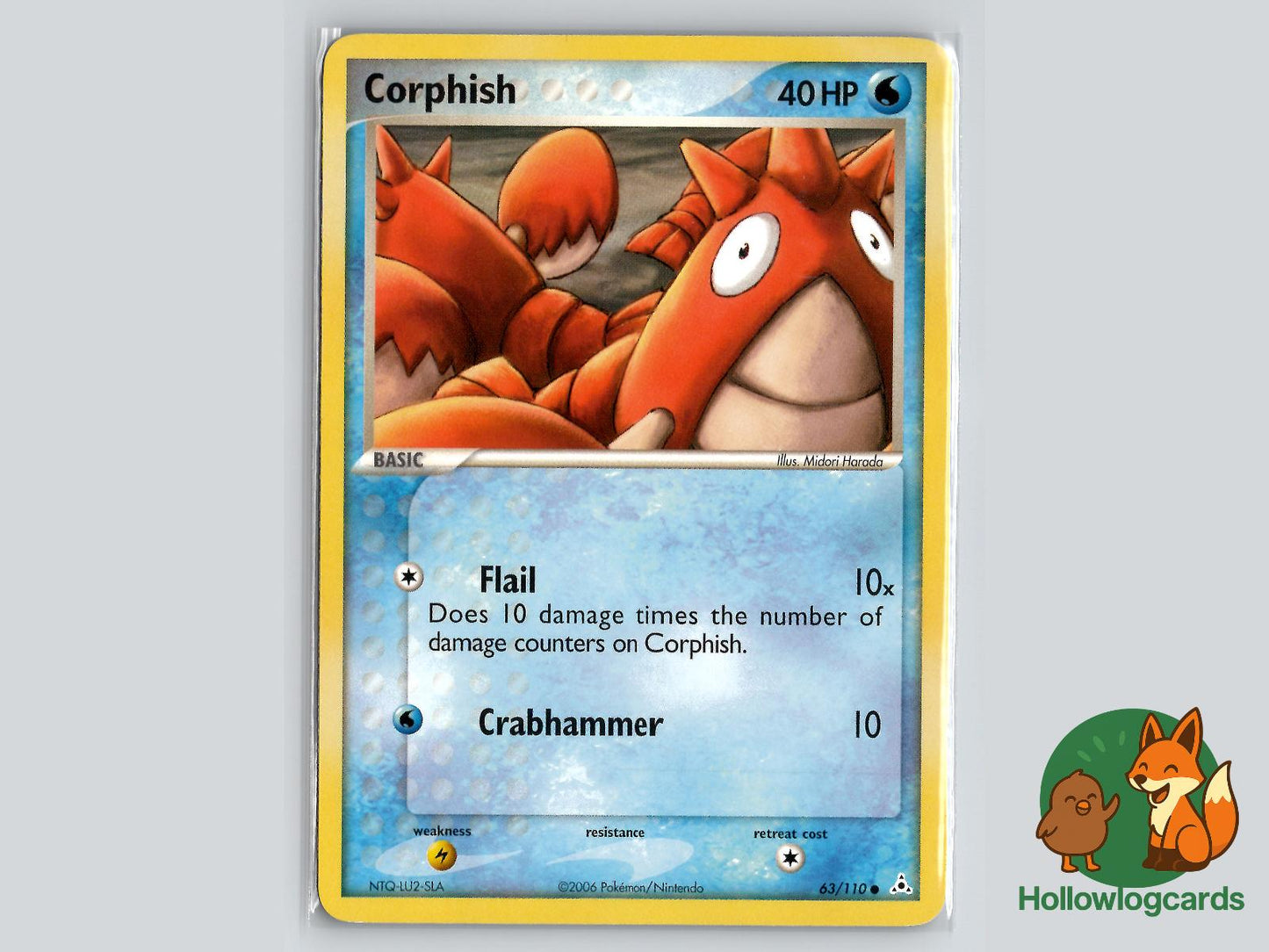 Corphish (63/110) - Holon Phantoms Pokémon Card