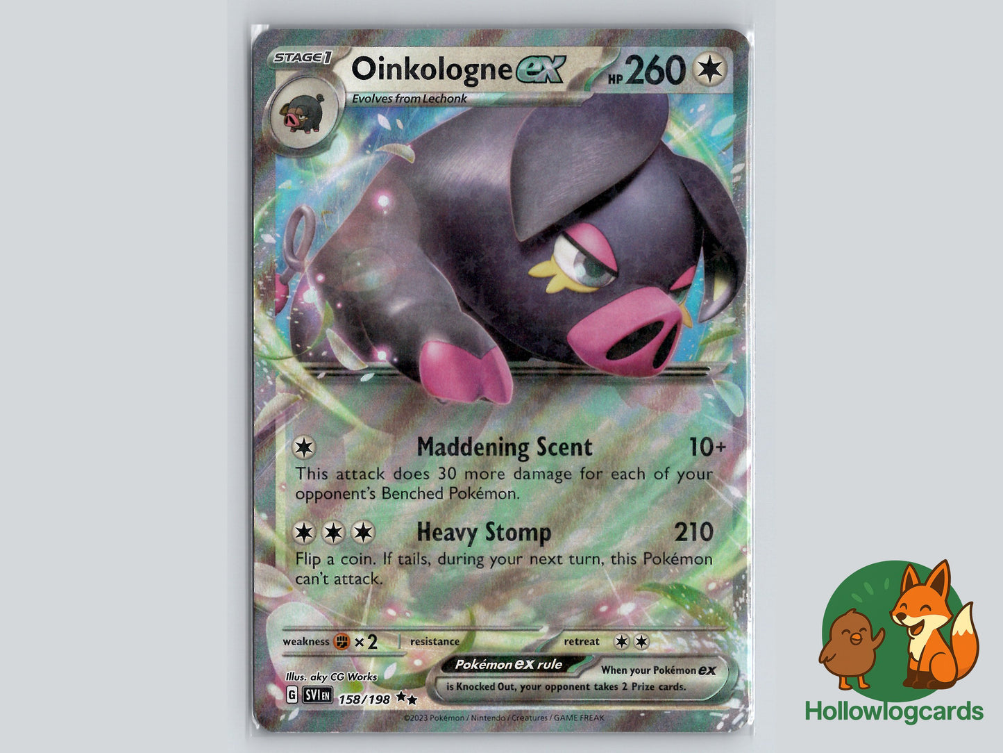 Image of Oinkologne ex Scarlet and Violet (SVI) #158