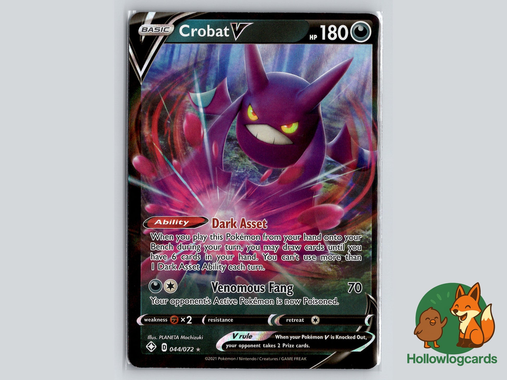 Image of Crobat V Darkness Ablaze (DAA) #104