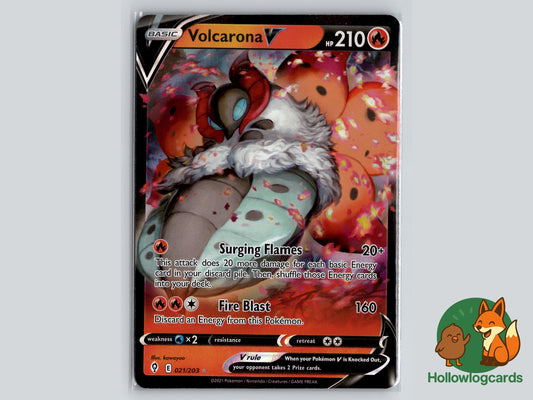 Image of Volcarona V Evolving Skies (EVS) #021